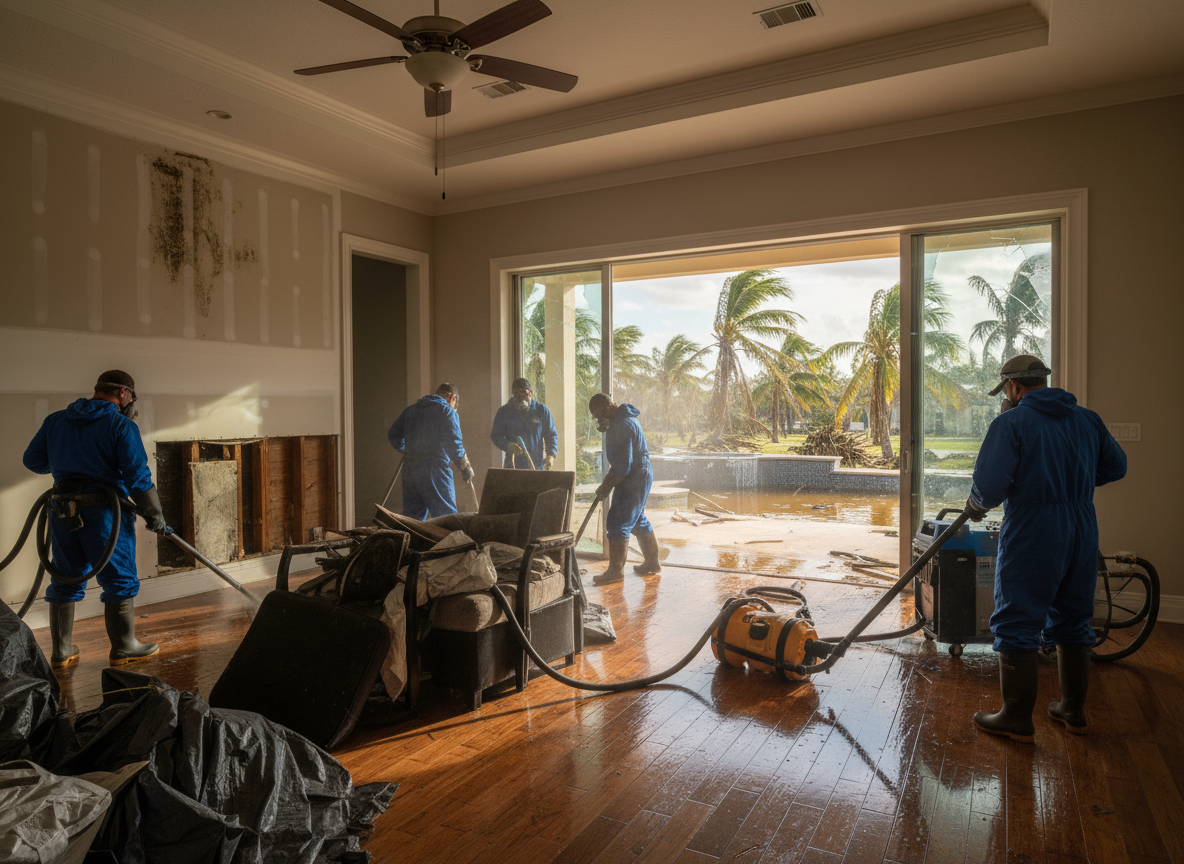 Storm Damage Restoration in Boca Raton